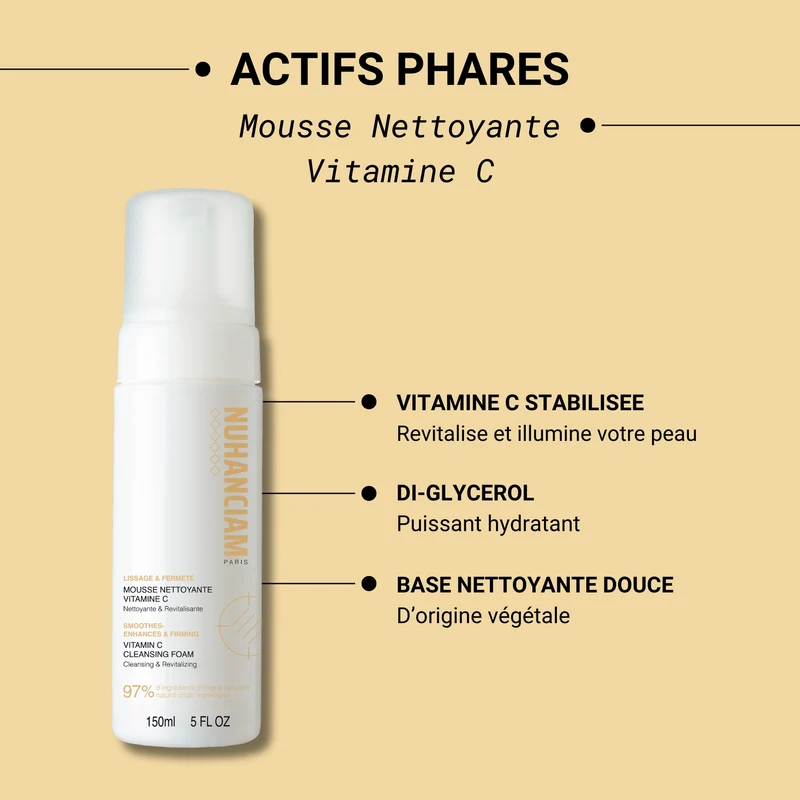 Mousse Nettoyante Vitamine C