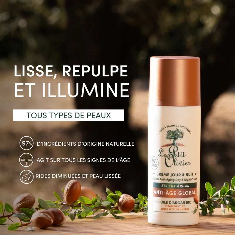 Crème Hydratante Jour & Nuit Anti-Âge