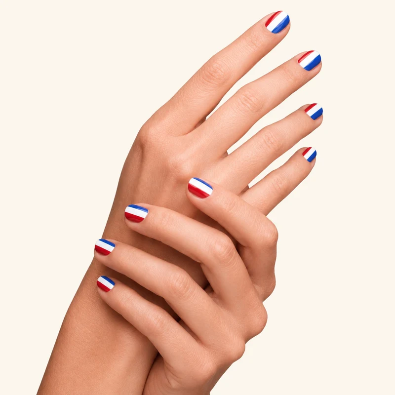 Kit Vernis Bleu Blanc Rouge