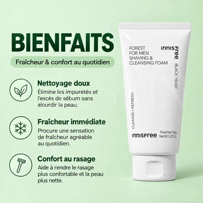 Innisfree - Mousse de rasage nettoyante Forest - 150g