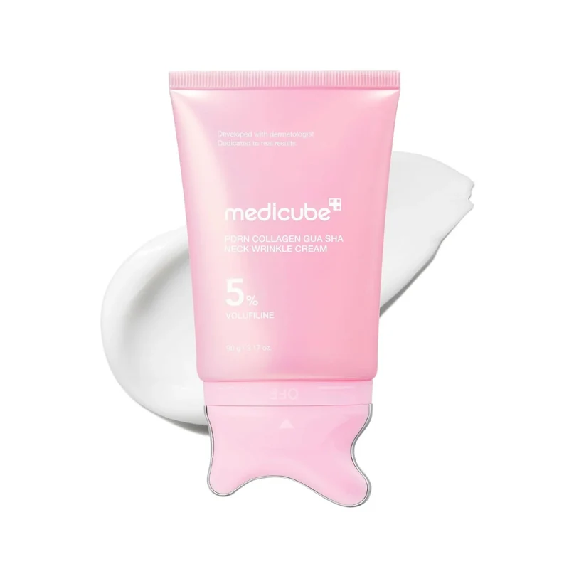 Medicube - Crème Gua Sha anti-rides pour le cou au PDRN et au collagène - 90g
