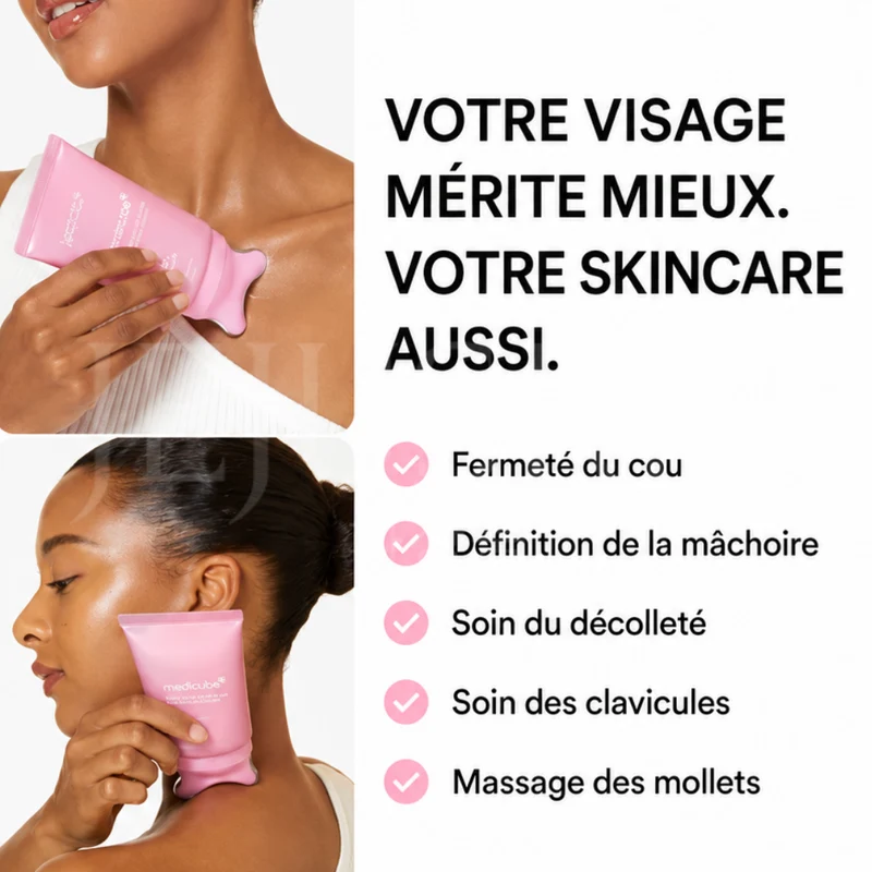 Medicube - Crème Gua Sha anti-rides pour le cou au PDRN et au collagène - 90g