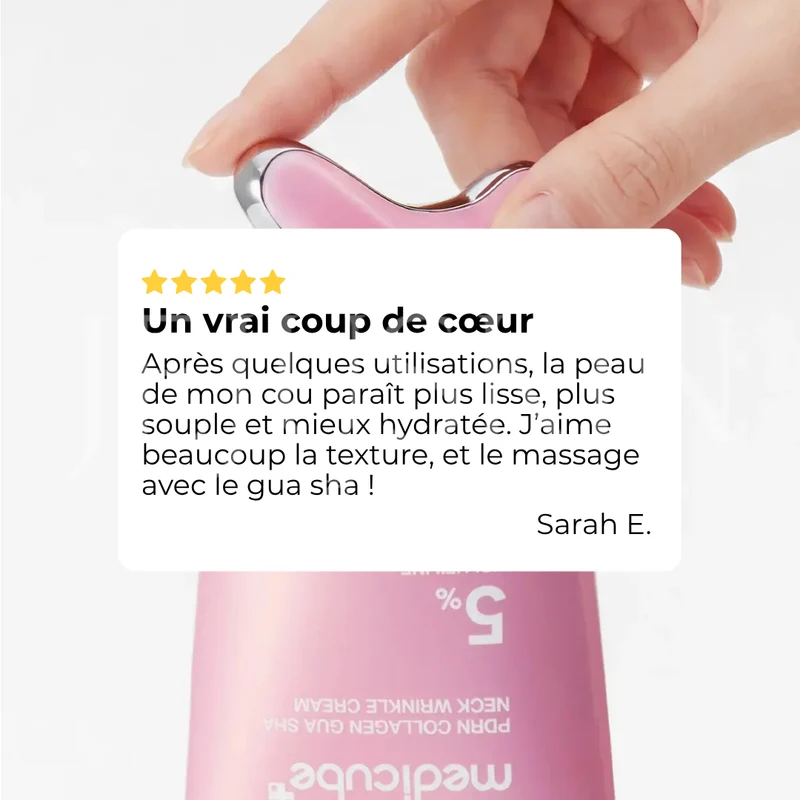 Medicube - Crème Gua Sha anti-rides pour le cou au PDRN et au collagène - 90g