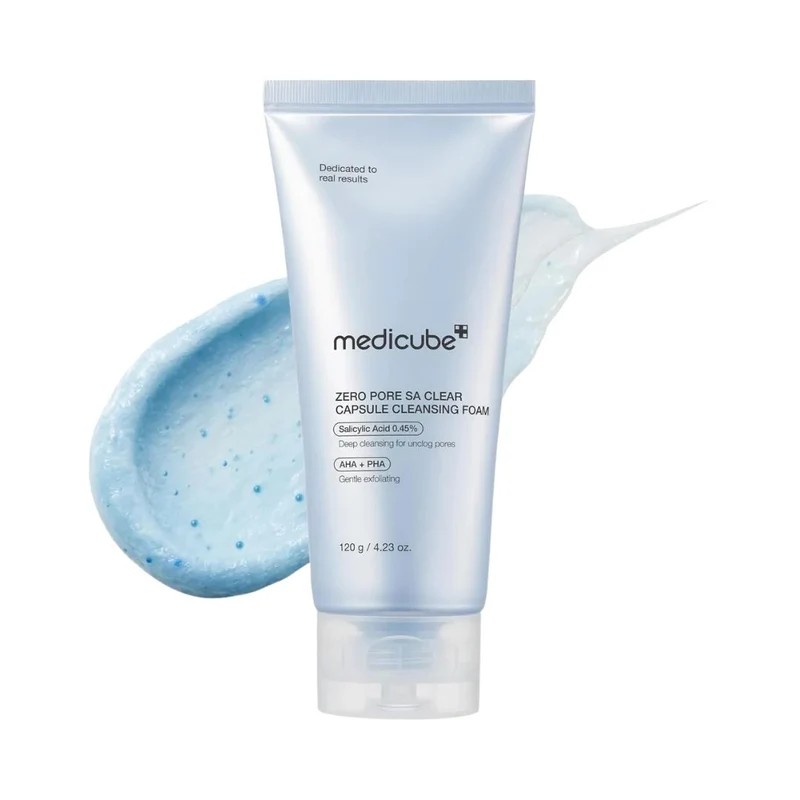 Medicube - Mousse nettoyante purifiante capsules à l’acide salicylique anti-pores - 120g