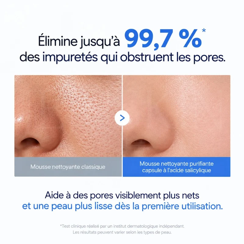 Medicube - Mousse nettoyante purifiante capsules à l’acide salicylique anti-pores - 120g