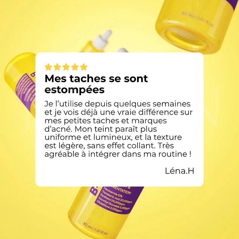 Nine Less - Sérum anti-taches B-Boost à 1% d’acide kojique - 30ml