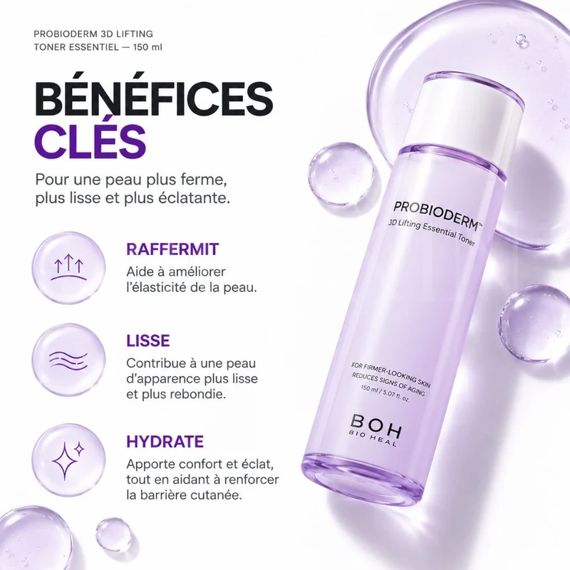 Bioheal Boh - Toner essentiel raffermissant Probioderm 3D Lifting - 150ml