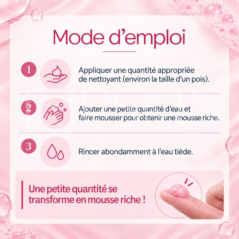 Medicube - Mousse nettoyante éclat au PDRN et glutathion rose - 120g