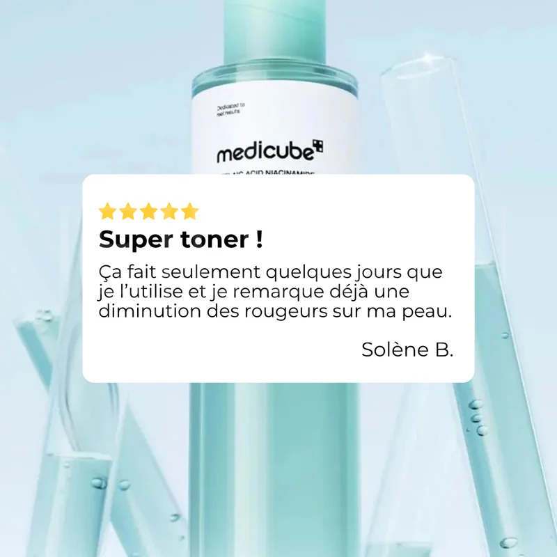 Medicube - Toner clarifiant à l’acide azélaïque et à la niacinamide - 250ml