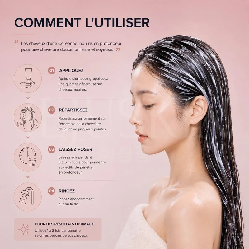 Unove - Soin réparateur intense pour cheveux abîmés Tender Bloom - 320ml