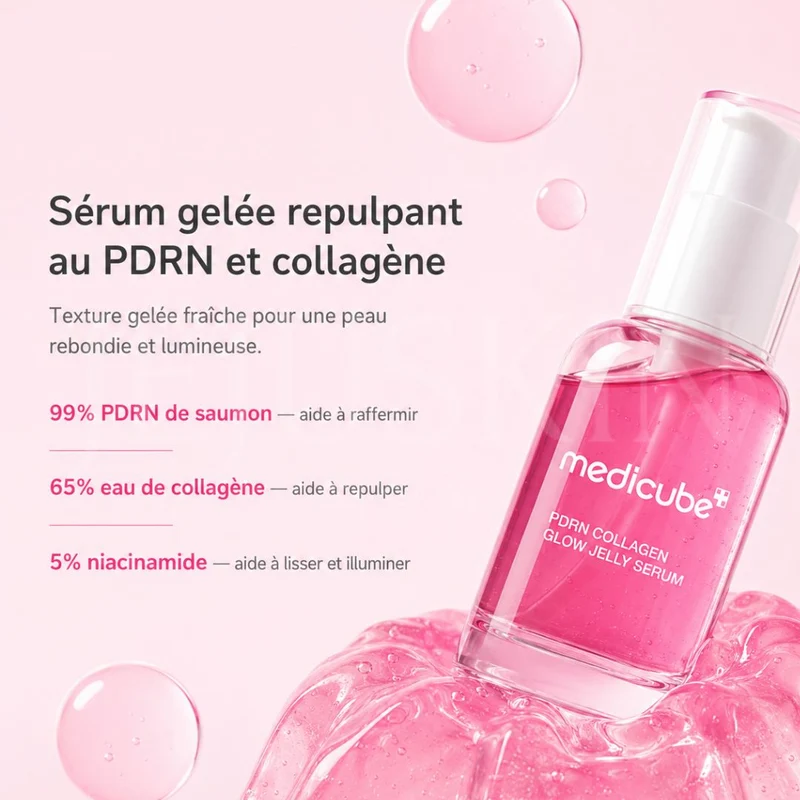 Medicube - Sérum gelée repulpant au PDRN et collagène - 30ml