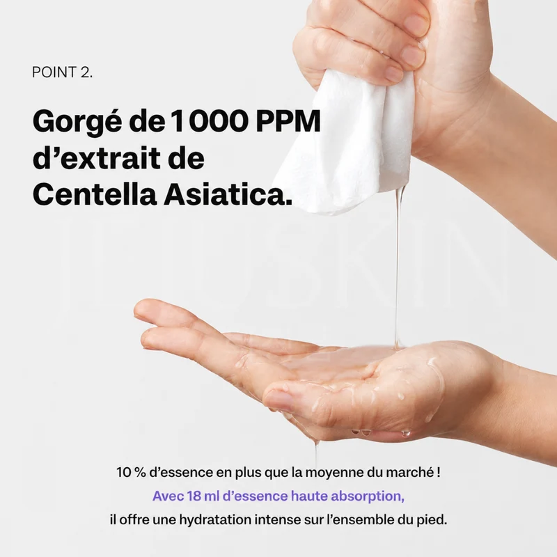 Baren - Masque apaisant pour les pieds à la Centella - 3 paires