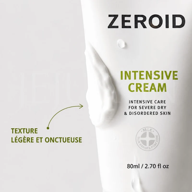 Zeroid - Crème intensive pour peaux sèches et sensibles - 80ml