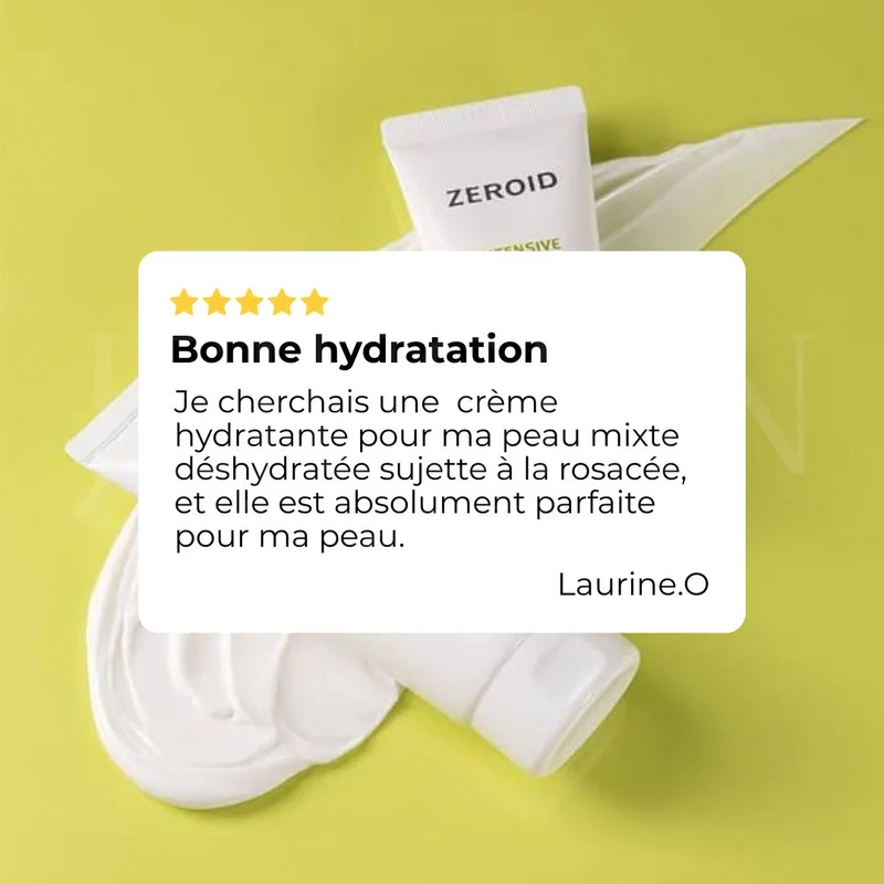 Zeroid - Crème intensive pour peaux sèches et sensibles - 80ml