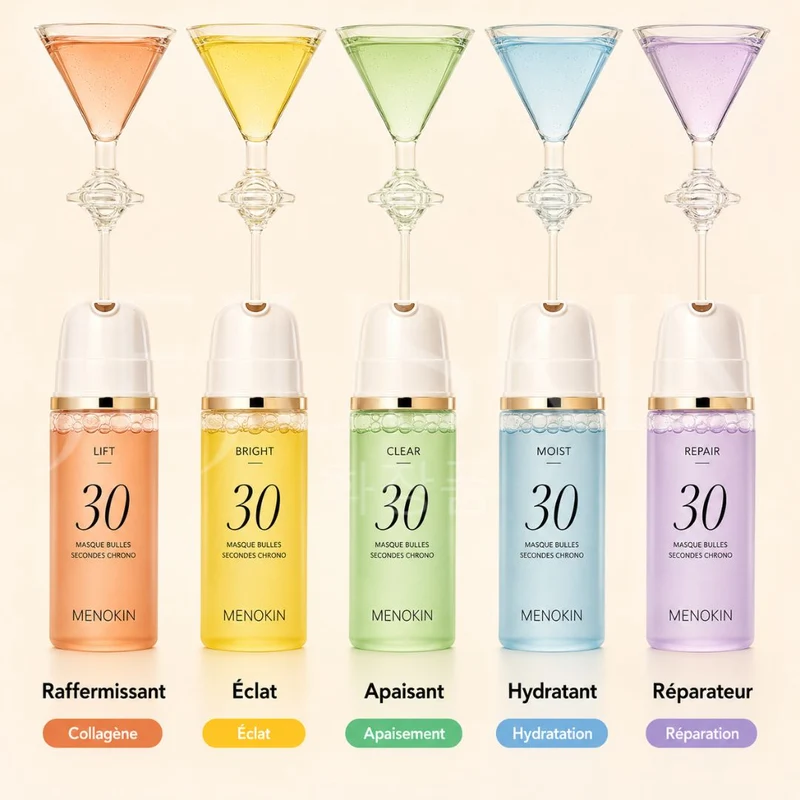 Menokin - Masque express, 30 Seconds Quick Bubble Mask - 95ml