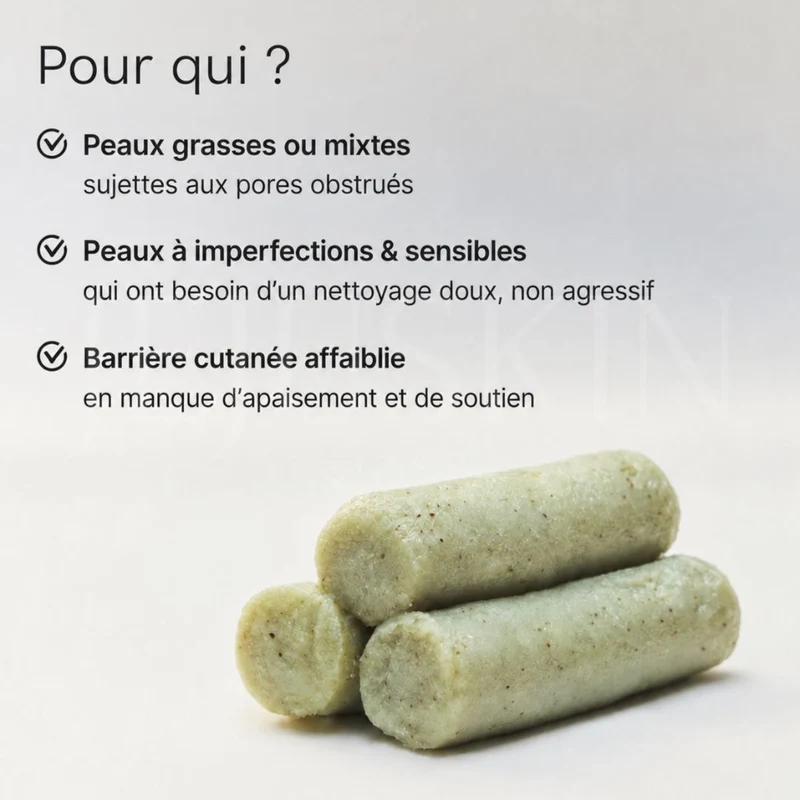 Arencia - Nettoyant purifiant au thé vert + LHA pour pores et sébum - 150g