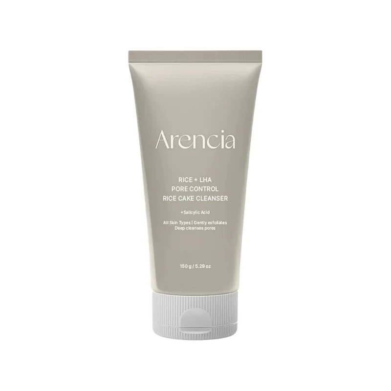 Arencia - Nettoyant purifiant pour les pores et le grain de peau, riz + LHA - 150g