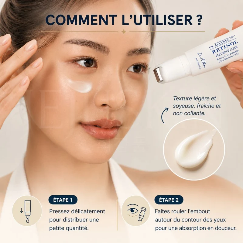 Dr.Althea - Roller contour des yeux lissant au rétinol - 25ml
