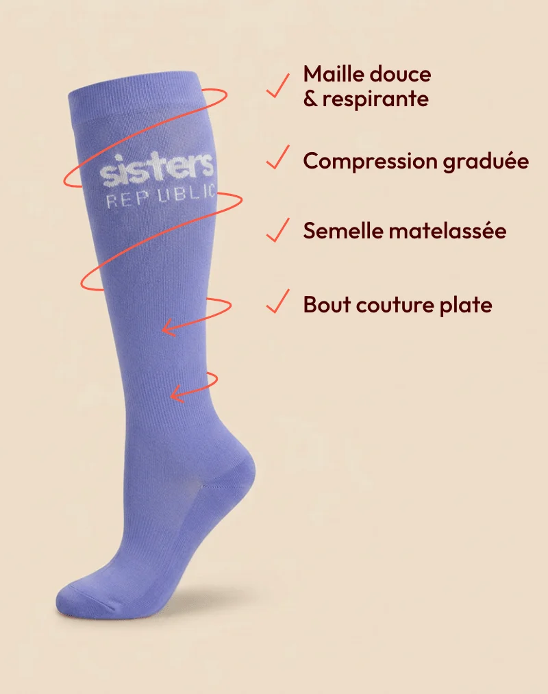 Pack 3 chaussettes de contention