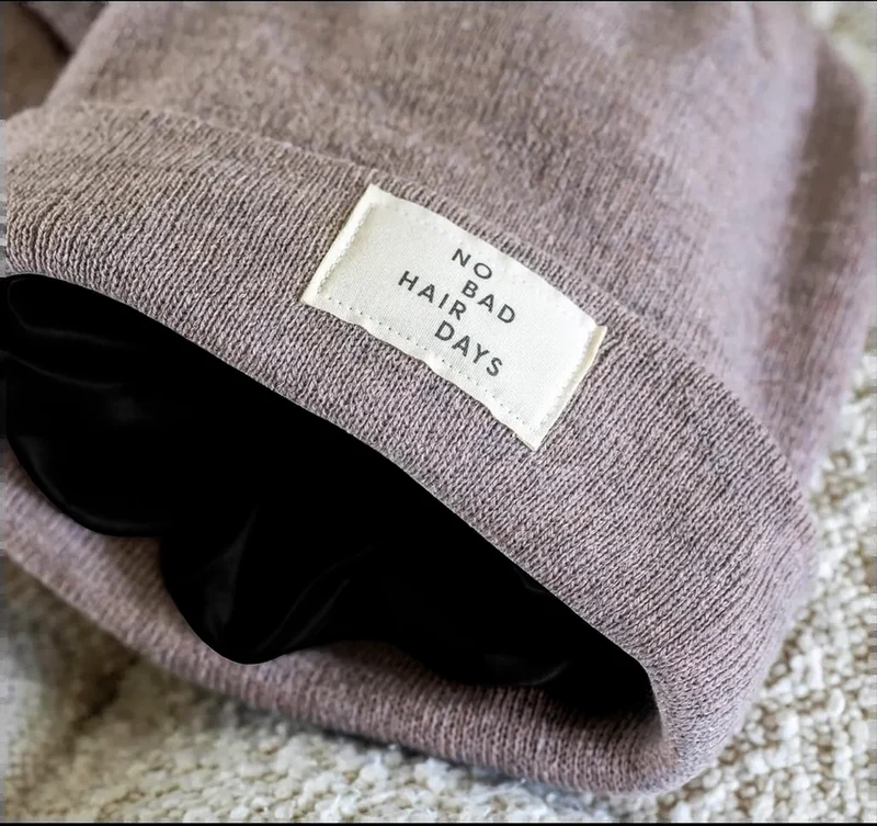 BONNET D'HIVER DOUBLÉ SATIN