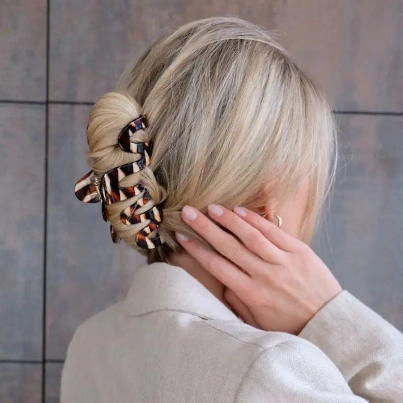 Grande Pince à Cheveux Clipstar L Cacoa Cream - Invisibobble