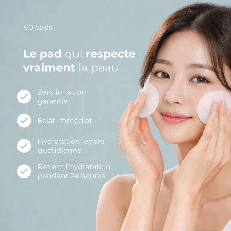 Equlib - Toner pads hydratants Eau Briller - Effet glass skin - 60 pads