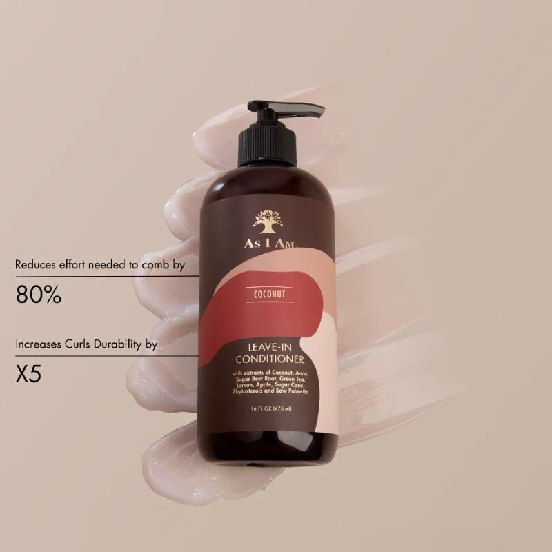 Après-shampooing sans rinçage à la noix de coco