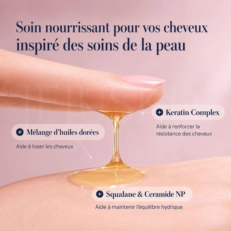 Unove - Huile capillaire hydratante et lissante Tender Bloom - 70ml