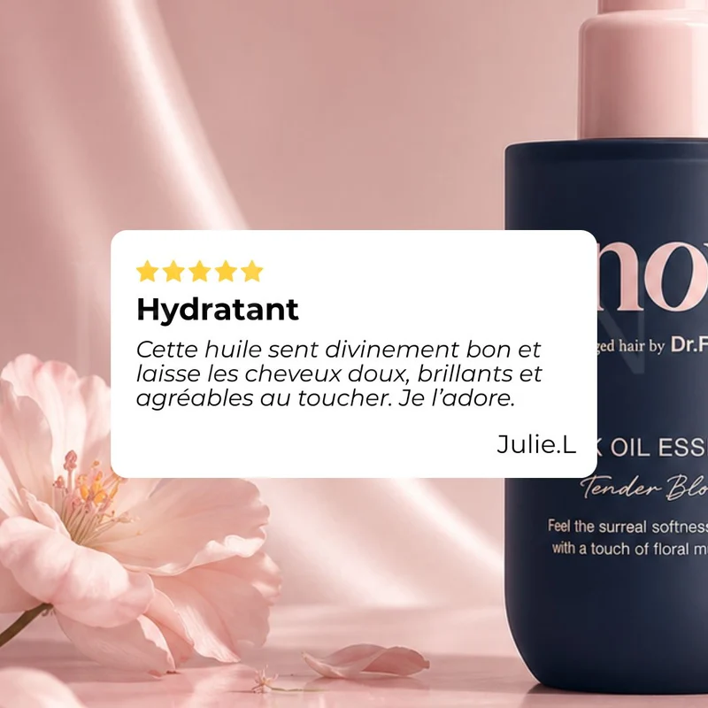Unove - Huile capillaire hydratante et lissante Tender Bloom - 70ml