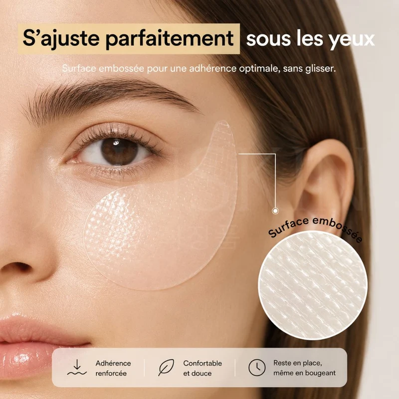 Abib - Patchs pour les yeux au collagène et à la gelée de rose de Jéricho - 60 patchs