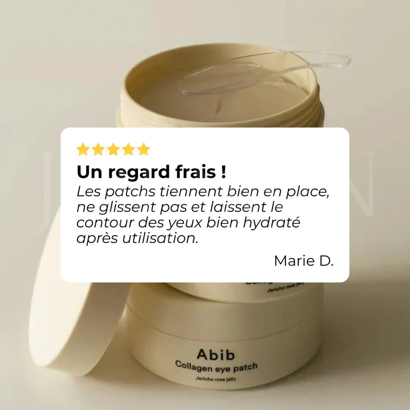 Abib - Patchs pour les yeux au collagène et à la gelée de rose de Jéricho - 60 patchs