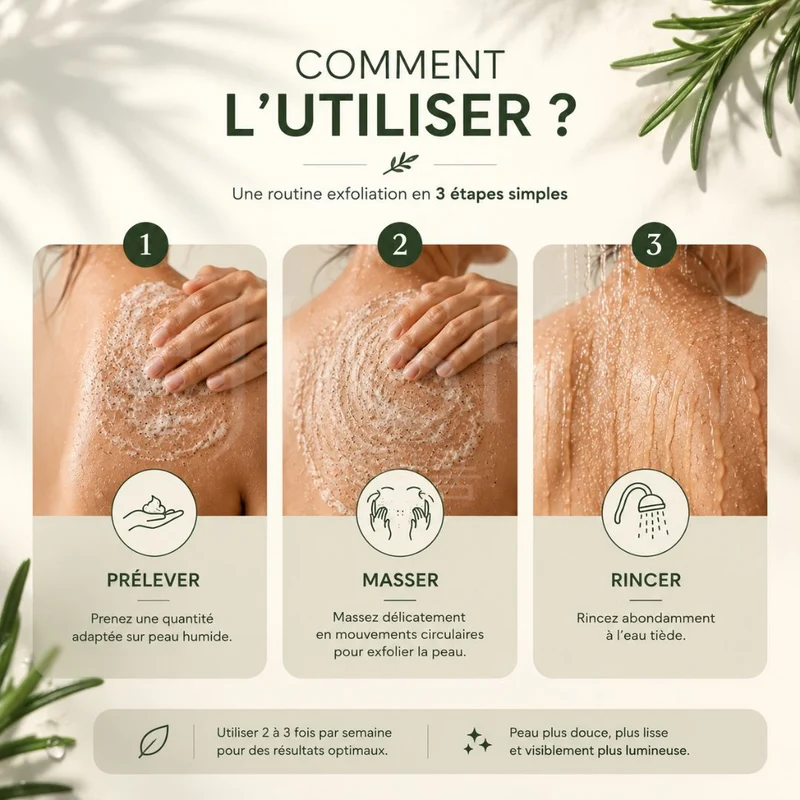 Plu - Gommage pour le corps au romarin - 200g