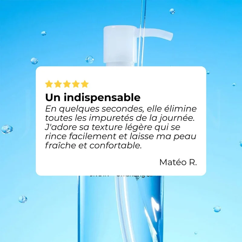 Torriden - Huile nettoyante Dive-In à l’acide hyaluronique de faible poids moléculaire - 200ml