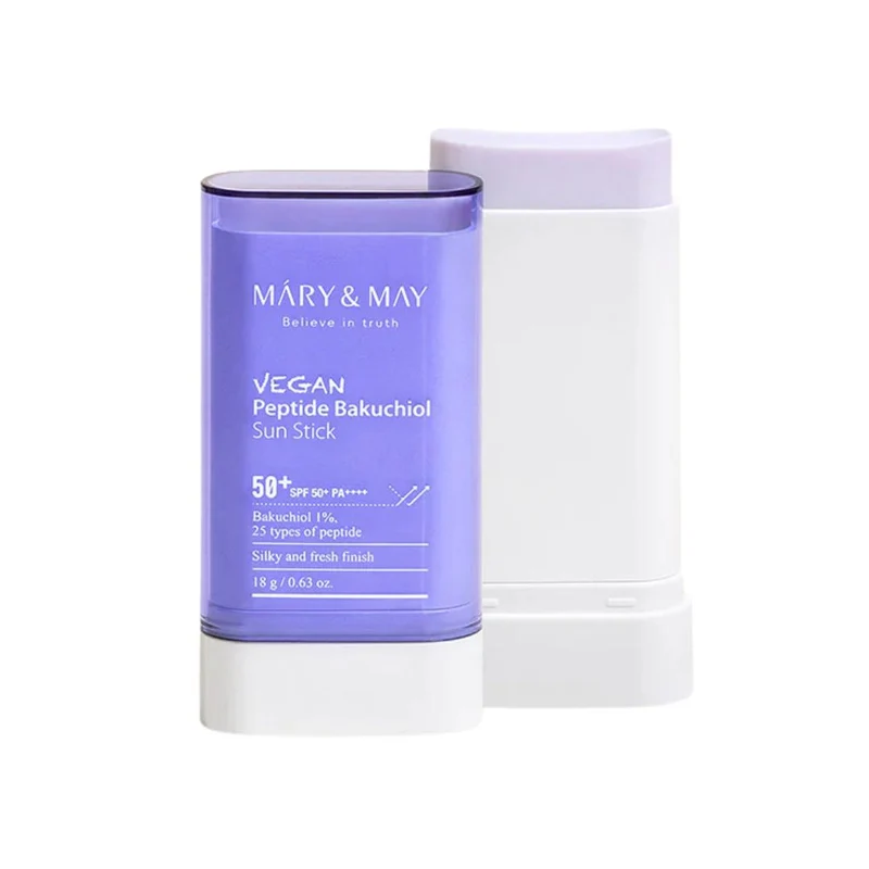 Mary&May - Stick solaire vegan anti-âge peptides et Bakuchiol SPF50+ - 18g