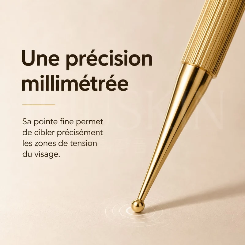 Stylo d'acupression massant pour le visage - Face Pointer