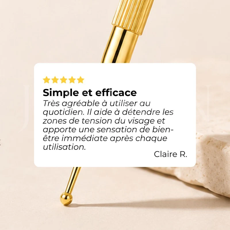 Stylo d'acupression massant pour le visage - Face Pointer