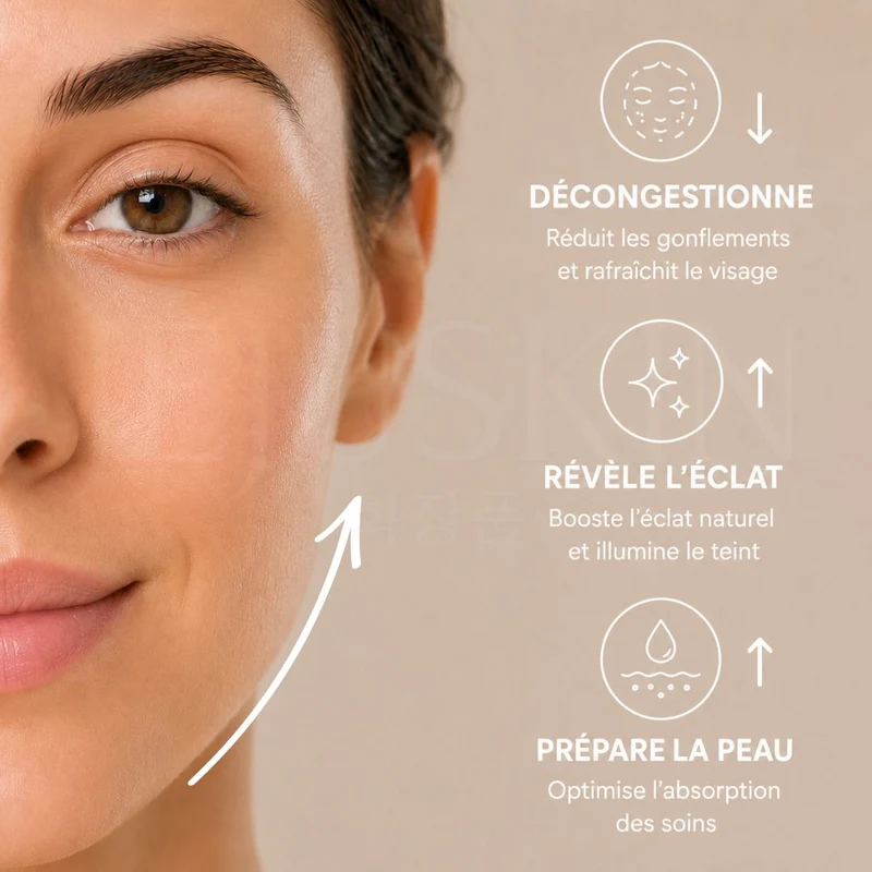 Brosse de drainage lymphatique pour le visage
