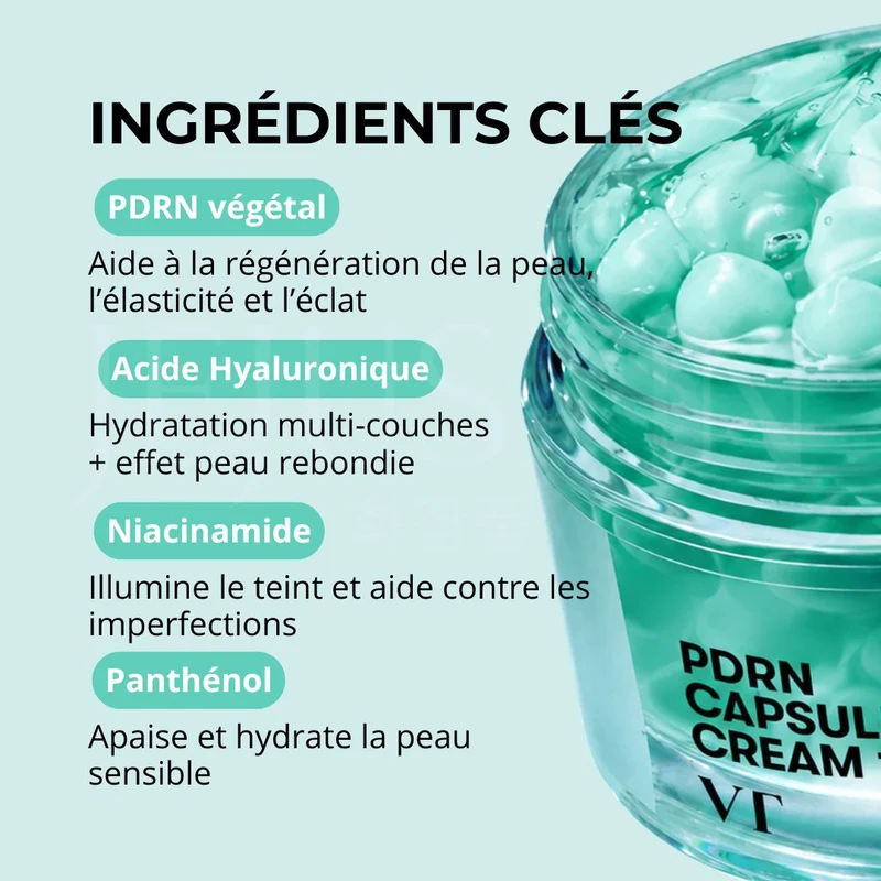 VT Cosmetics - Crème capsules régénérante au PDRN - 50ml