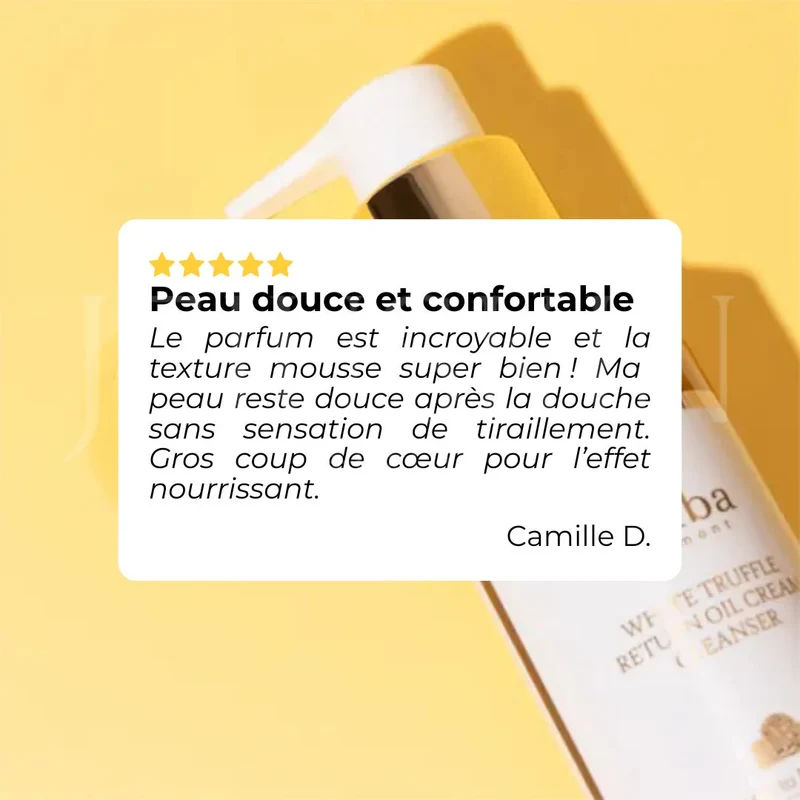 d'Alba - Nettoyant visage 2-en-1 crème et huile à la truffe blanche - 160ml