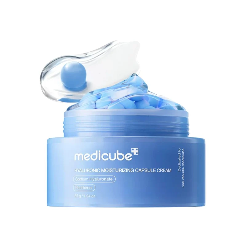 Medicube - Crème capsule hydratante à l’acide hyaluronique - 55g
