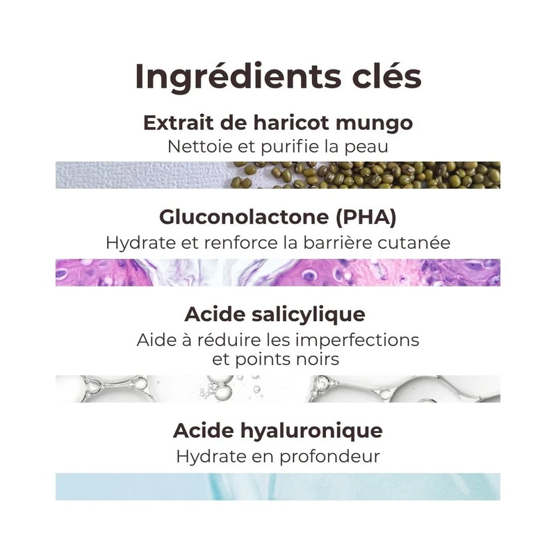 Beplain - Gel exfoliant au lait de haricot mungo - 120ml
