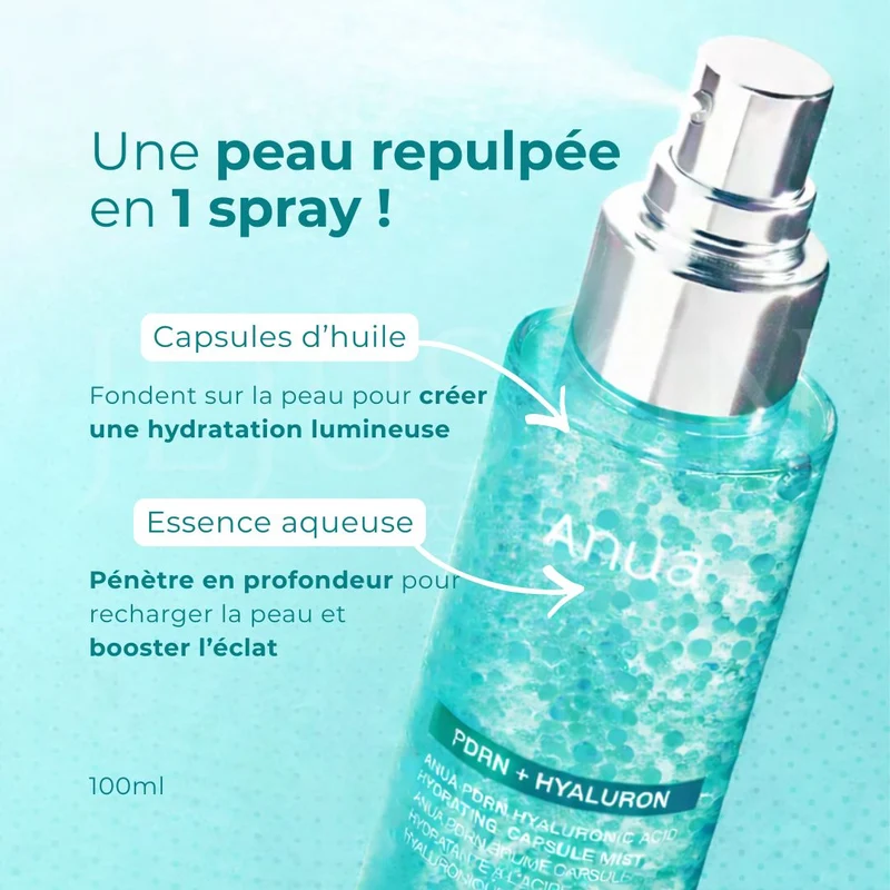 Anua - Brume hydratante capsules PDRN et acide hyaluronique - 100ml