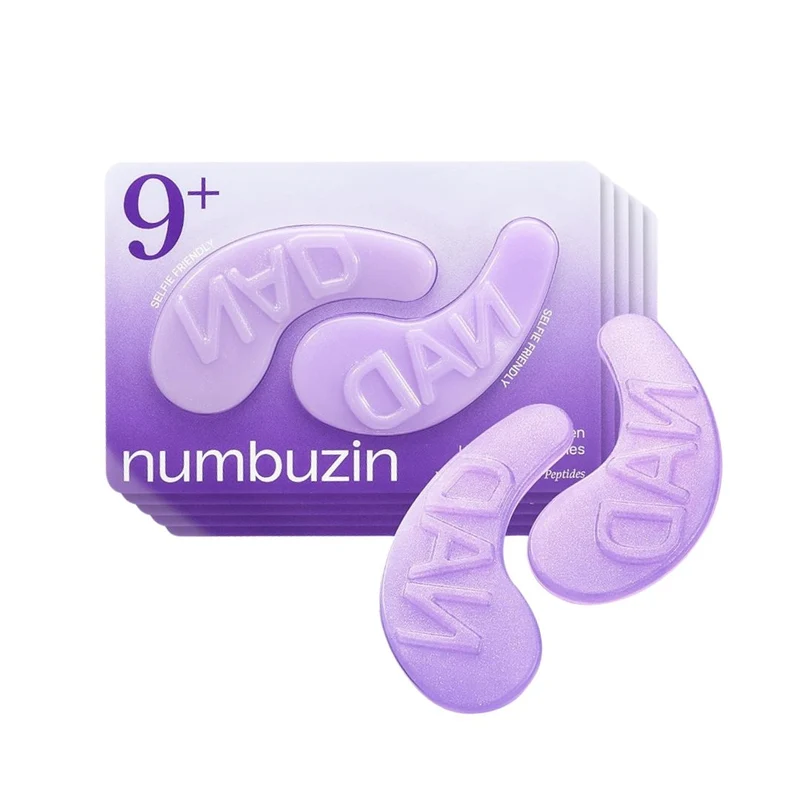 Numbuzin - Patchs contour des yeux revitalisants NAD+ et collagène N°9 - 5 paires