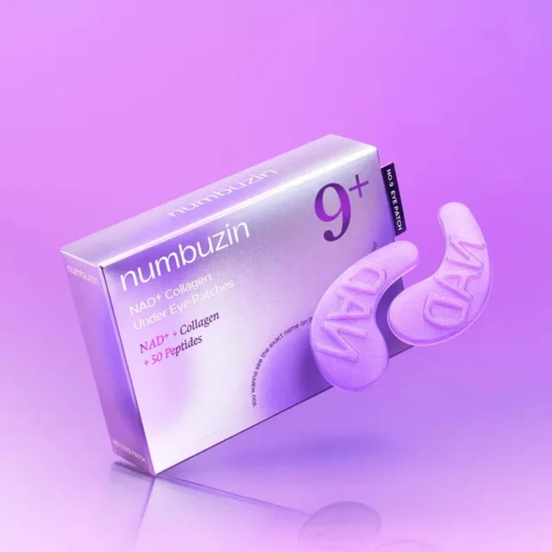 Numbuzin - Patchs contour des yeux revitalisants NAD+ et collagène N°9 - 5 paires