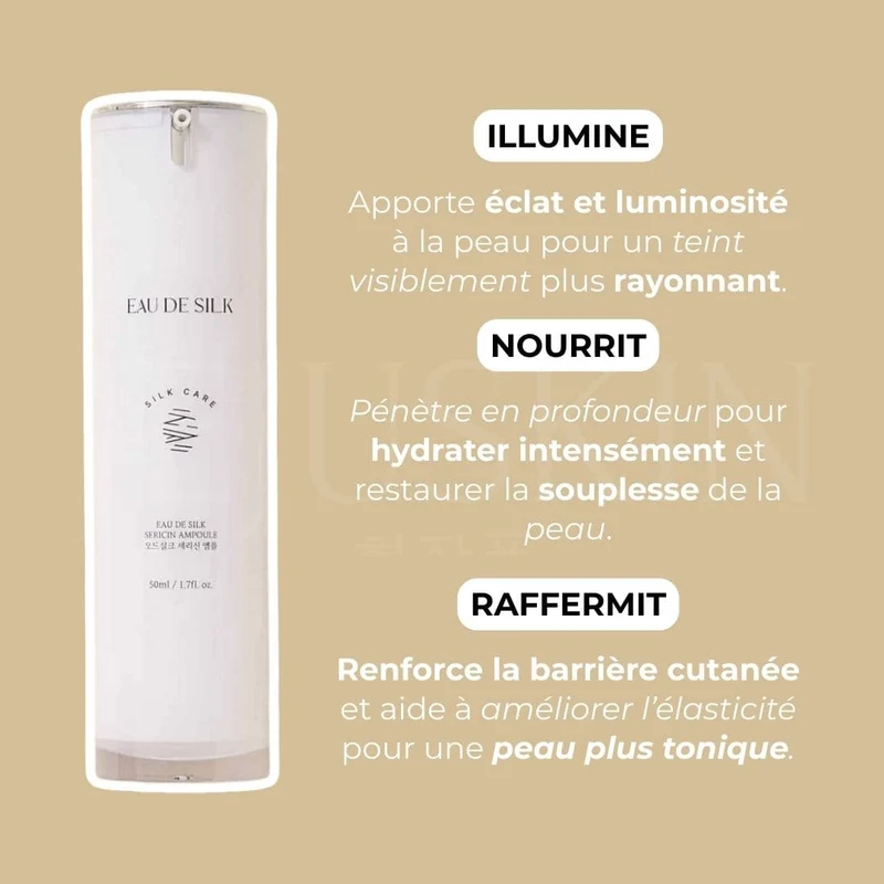 Eau de Silk - Ampoule hydratante et anti-âge - 50ml