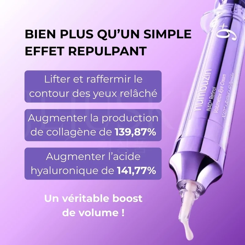 Numbuzin - Crème contour des yeux anti-âge au rétinol et NAD+ N°9 – 10ml
