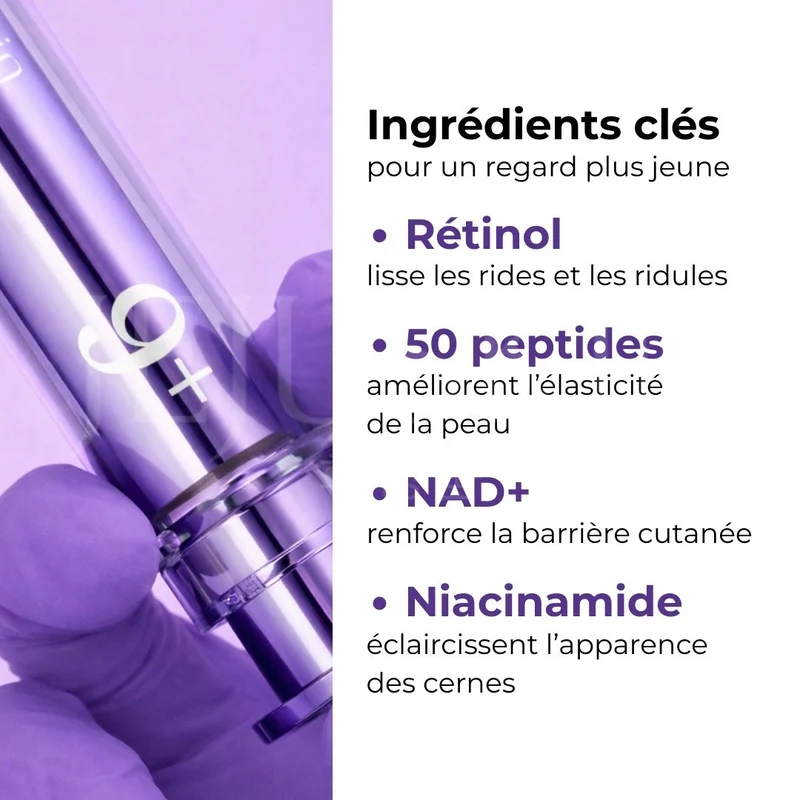 Numbuzin - Crème contour des yeux anti-âge au rétinol et NAD+ N°9 – 10ml