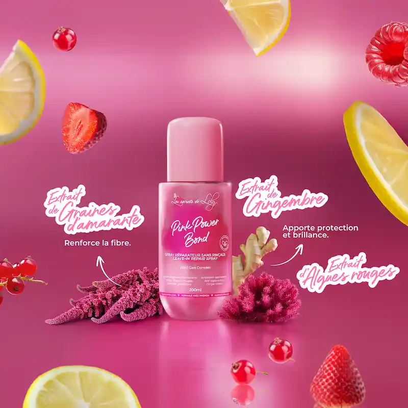 Spray Réparateur Pink Power Bond - Les Secrets de Loly
