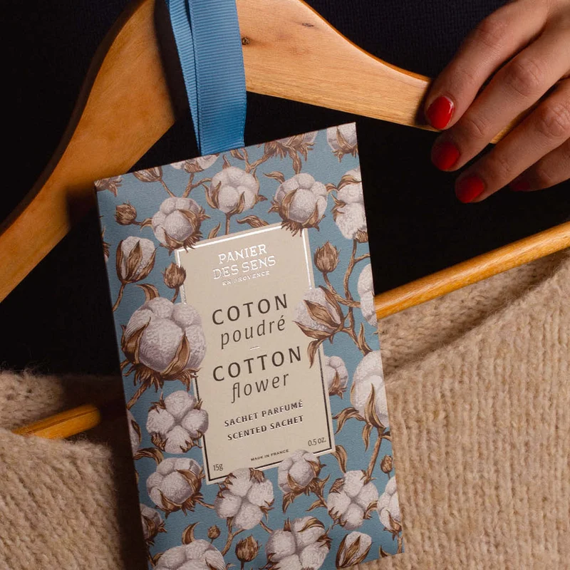 Sachet parfumé 15g Coton poudré