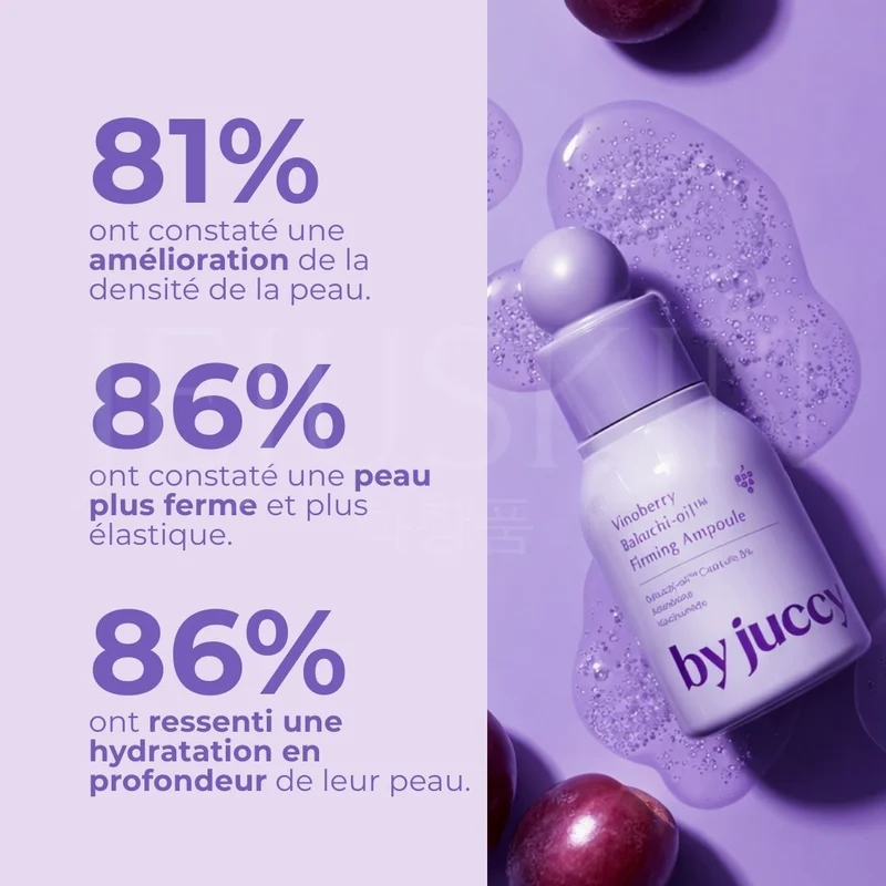 By Juccy - Ampoule raffermissante anti-âge Vinoberry au Bakuchiol - 30ml